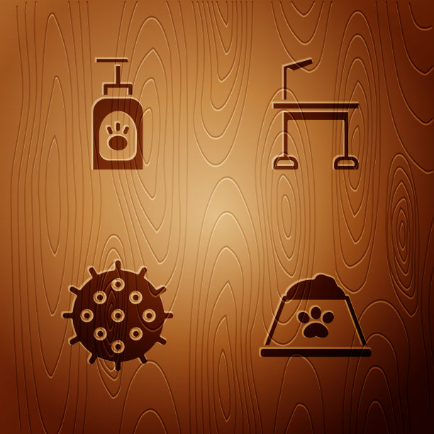 设置宠物食品碗洗发水网球和图片下载