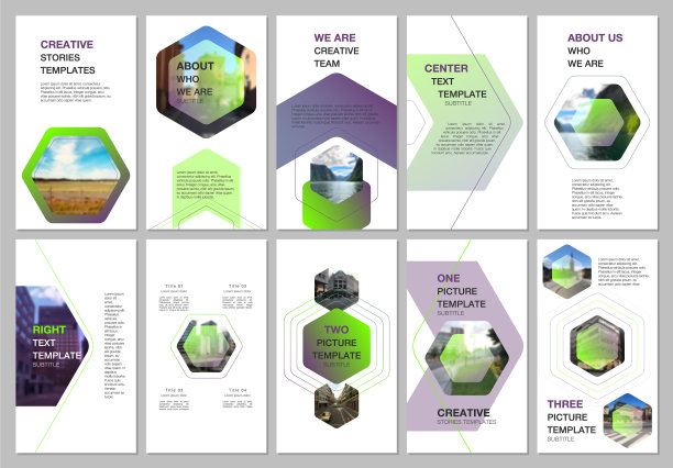 创意社交网络故事设计垂直图片下载