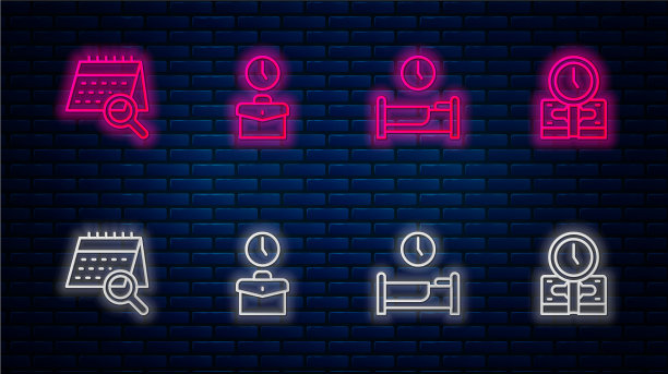 设置行工作时间，睡眠时间，日历搜索图片下载