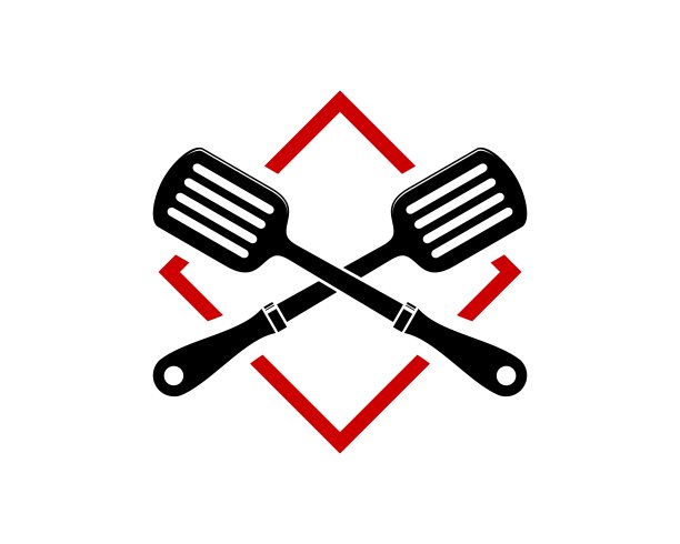 方形，内有十字刮刀图片下载