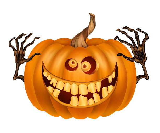 手吓人的情感南瓜图片下载