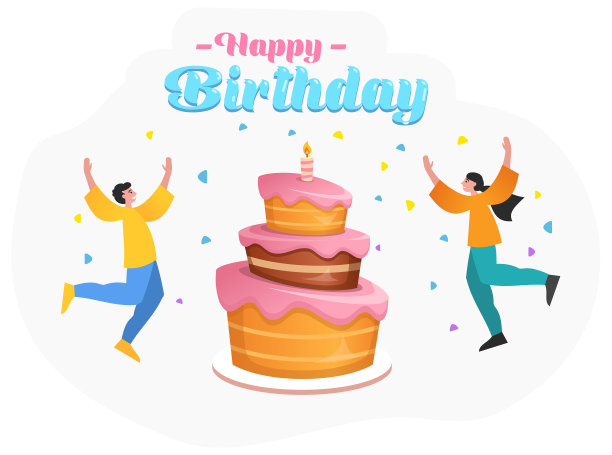 生日快乐的横幅图片下载