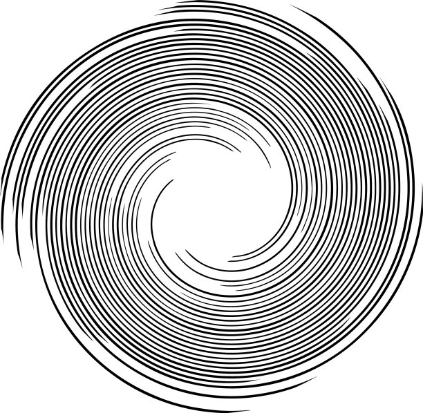 螺旋式旋流旋流设计元素图片下载