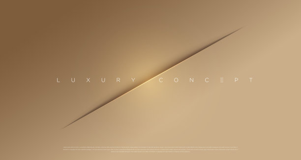 向量抽象金色豪华背景与光影响几何图形元素，切割，条纹，线条，圆形图片下载