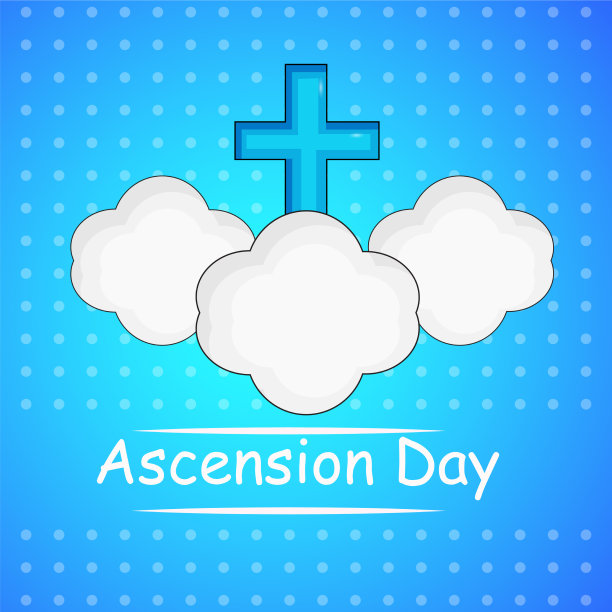 耶稣升天节背景图片下载