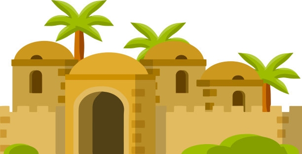 阿拉伯和泥土覆盖着中东沙漠图片下载