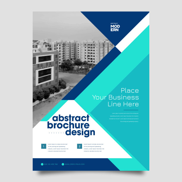 商业宣传册深蓝色图册图片下载