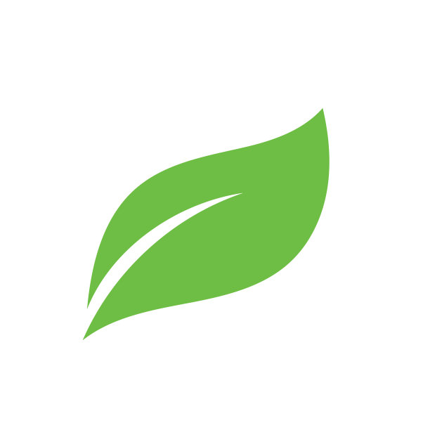 叶子标志绿色生态自然元素形象图片下载