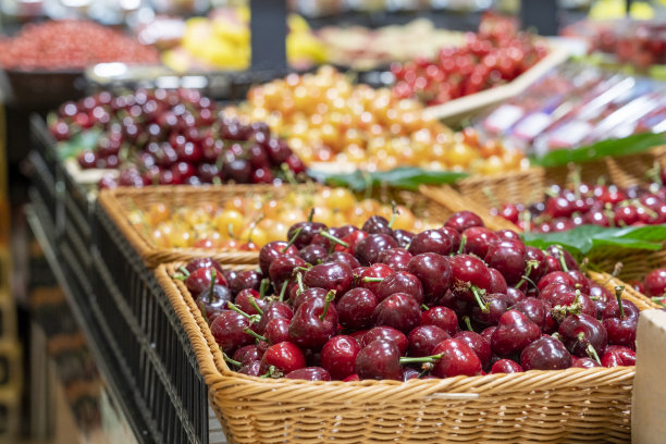 樱桃食品背景图片下载