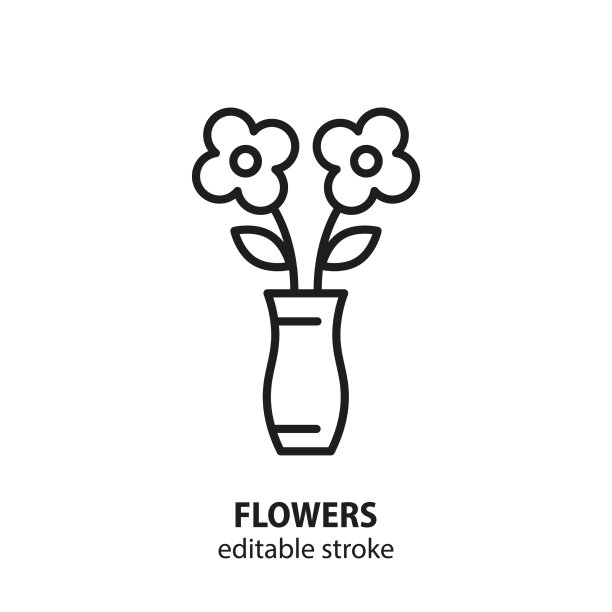 花瓶里的花是葬礼的象征图片下载