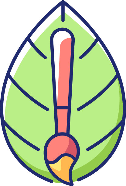 天然染料纺织品平色图标图片下载