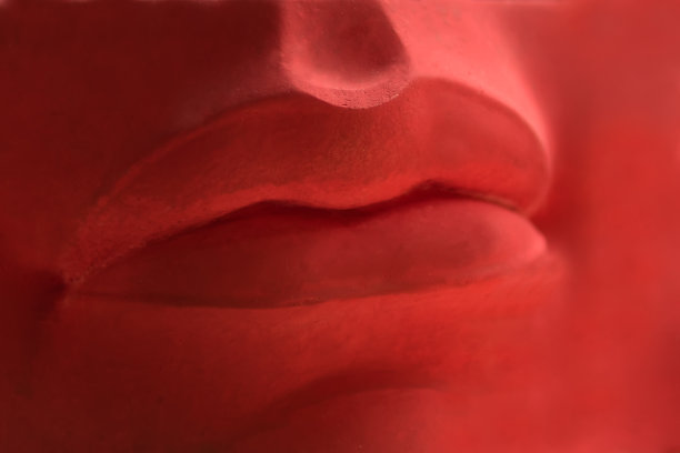 红唇，背景，情人节，明信片。图片下载