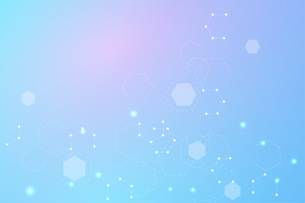 六边形抽象背景大数据图片下载
