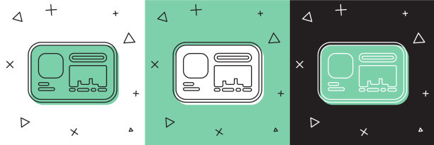 将标识牌图标隔离在白色上图片下载