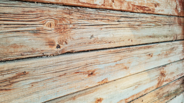 纹理部分的墙面为木结构的木屋墙背景图片下载