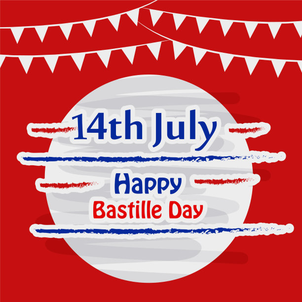 法国巴士底日背景图片下载