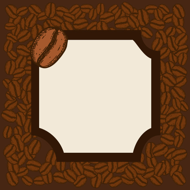 空白咖啡豆架图片下载