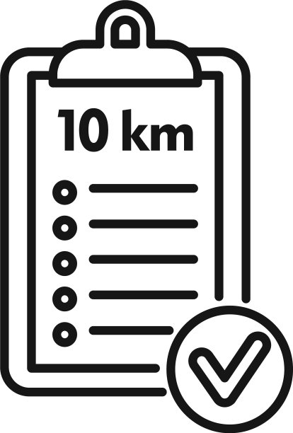 运行剪贴板图标大纲风格图片下载