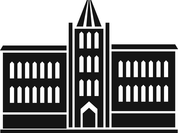 议会大厦图标风格简约图片下载