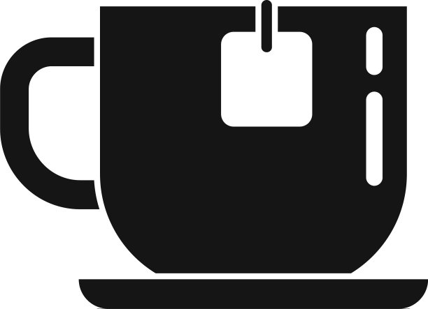 杯茶图标简约风格图片下载