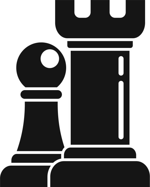 象棋游戏图标简单风格图片下载
