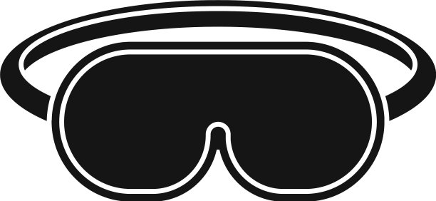 睡眠面膜图标简约风格图片下载