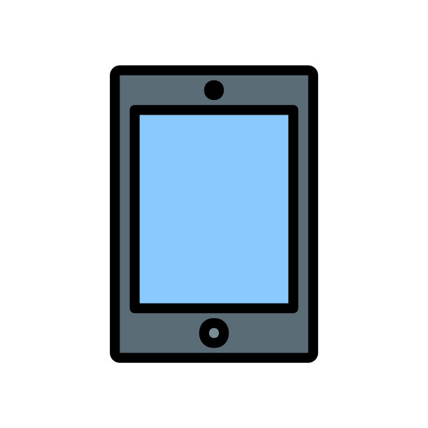 关于多媒体的填充行样式的平板图标图片下载