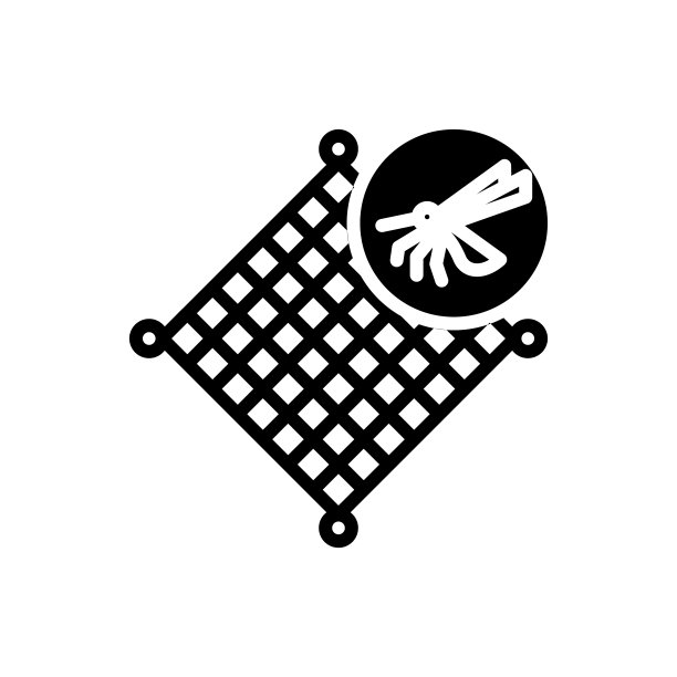 蚊帐矢量实体图标样式插画。EPS 10文件图片下载