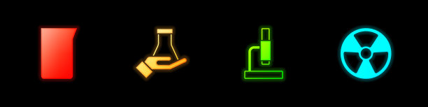 设置实验室玻璃器皿或烧杯试管图片下载