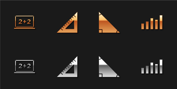 设置黑板三角形尺三角形数学图片下载