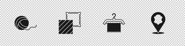 套纱球纺织织物辊衣架图片下载