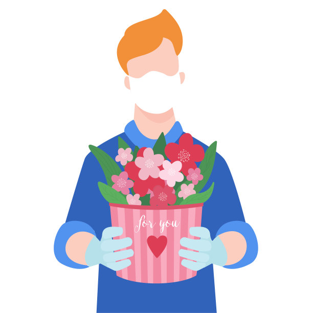 病媒插图口罩医生在线咨询新冠疫苗接种卡感染冠状病毒或生病期间。在家开视频会议。图片下载