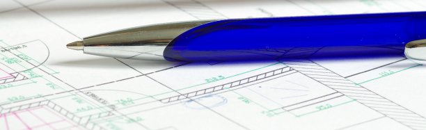 用蓝色圆珠笔画房子图片下载