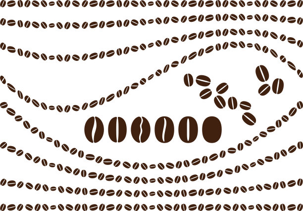 咖啡豆插画素材收集图片下载