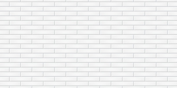 白色瓷砖墙面纹理抽象背景矢量插图图片下载