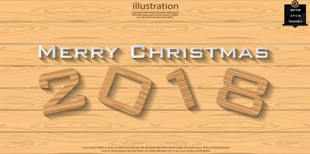 新年快乐。创意和概念诠释现代。图片下载