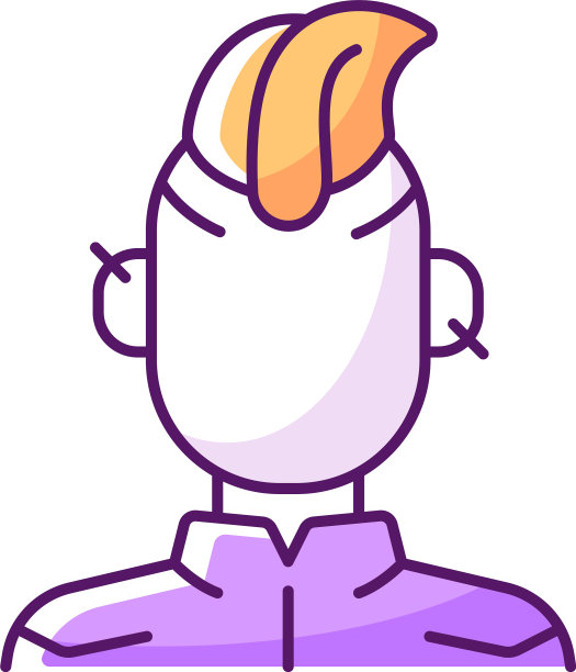 赛博朋克人物RGB颜色图标图片下载