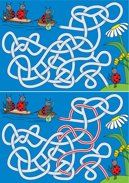 瓢虫迷宫图片下载