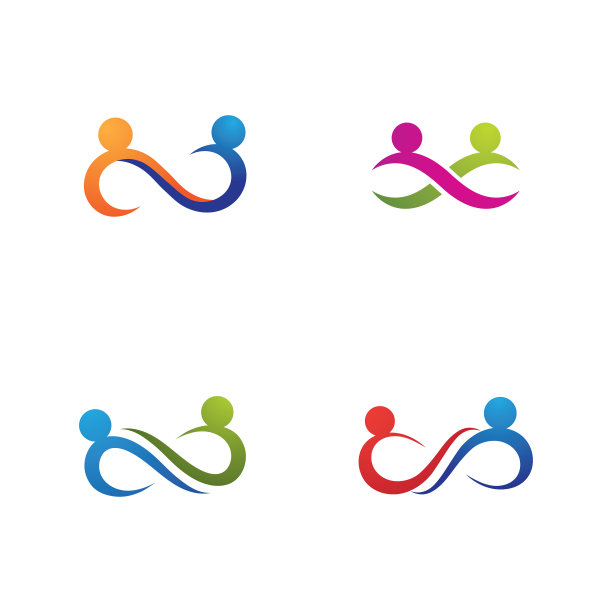 无限人家庭和社区标志图片下载