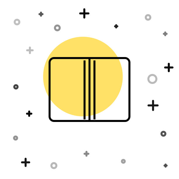 黑线纺织织物卷图标隔离上图片下载