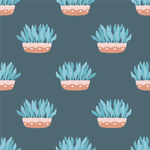 植物图案背景无缝重复图片下载