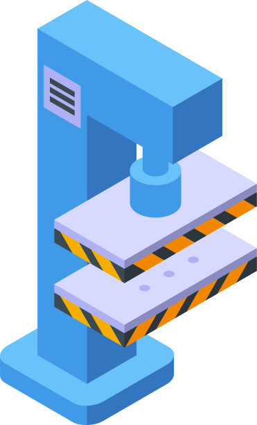 形式压力机图标等距风格图片下载