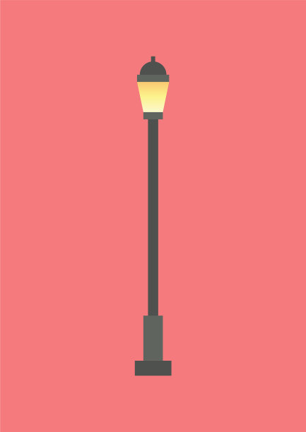 平房式路灯图片下载