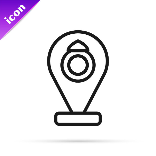 黑线正面建筑珠宝店图片下载