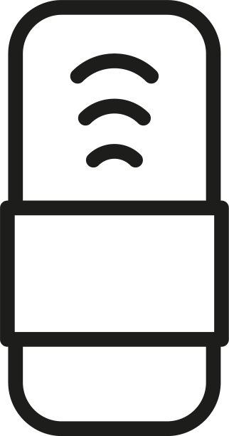 手腕跟踪器图标轮廓风格图片下载