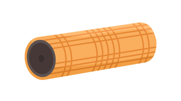 网格泡沫滚轮用于锻炼背部和脊柱图片下载