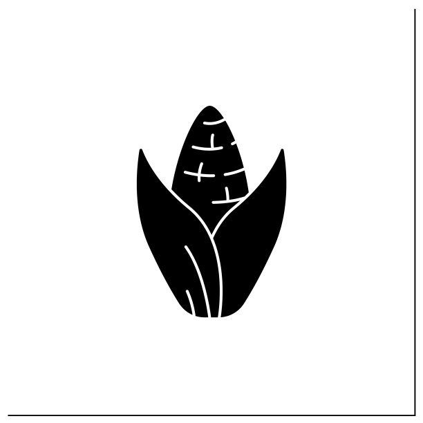 甜玉米字形图标图片下载