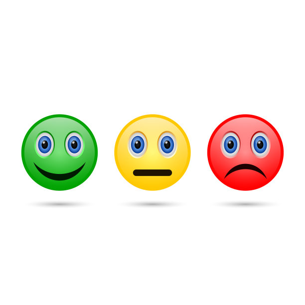 表情符号评价反馈图标微笑图片下载