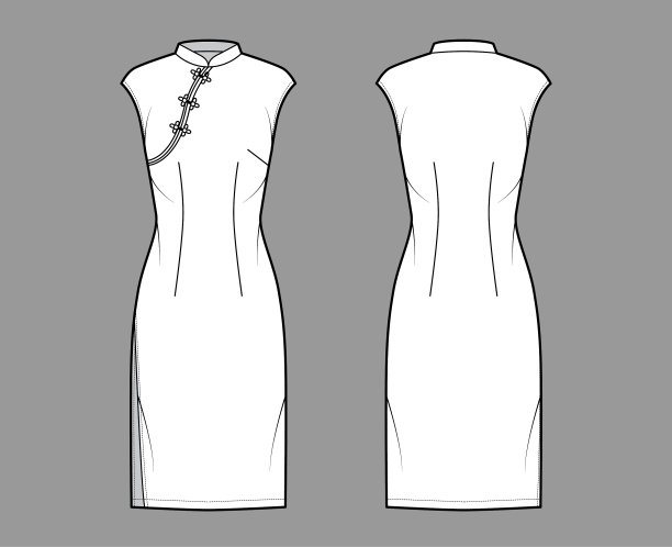 穿旗袍技术旗袍时尚图片下载