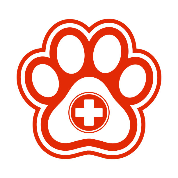 兽医徽章医学十字心图片下载